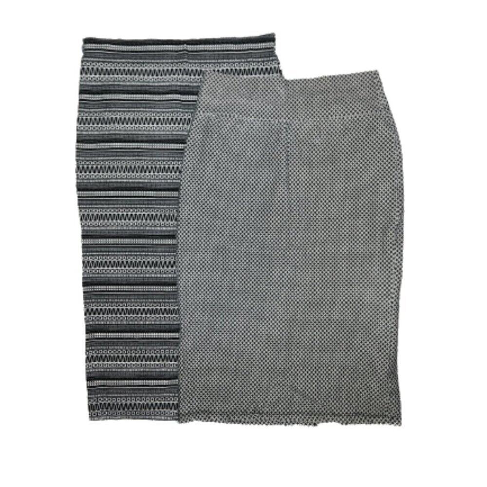 Divided and Double Tree || Set of Two Pencil Skirts || EUC || Small
